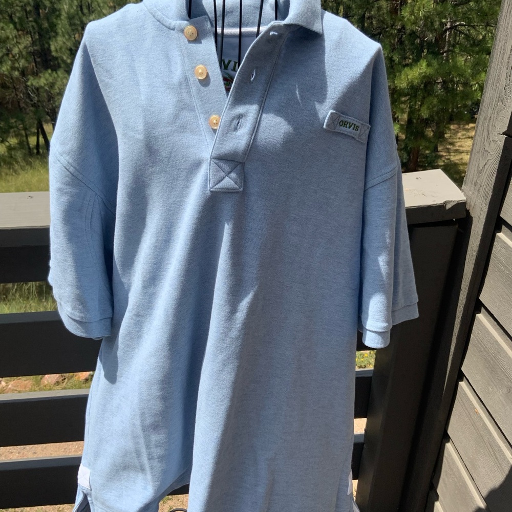 Orvis Sky Blue Polo Shirt